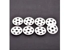 Oval/Mini Wheel Disk Protectors White - 4 (2)
