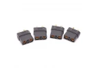 XT90 Plug Female Only Black - 4pcs