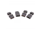 XT90 Plug with Sheath M/F Black - 2pcs