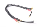 Monkey King 4mm to 4mm/5mm and 2mm 2S Balance Charge Lead (300mm)