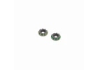 J Concepts Aluminium Wing Washers 11.5mm - Black/Green (2)