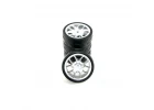 Ride 1:10 Belted Frontie Tyres - Pre Glued on Silver Wheels (4)