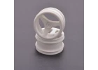 Rear Wheels; White 3 Spoke - CAT/Fbl