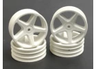 Schumacher 20mm TC Wheels - 5 Spoke - White (4)