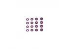 Alloy M3x6 Spacer Set;0.5;1;2;3mm - 16pcs