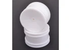 Schumacher 1:10 Buggy Rear Wheel - Flexible White - Pin Fitting (2)