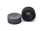 Schumacher Buggy 2WD Front Wheels - 12mm Hex - Black
