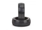 Schumacher Mini Pin Front Buggy Tyres - Yellow - 1 Pair