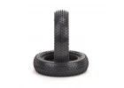 Schumacher Mini Pin Slim Front Buggy Tyres - Yellow - 1 Pair