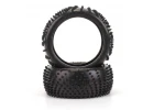 Schumacher Yellow Spiral 1:8 Buggy Tyres - 1 Pair