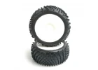 Schumacher Silver Spiral 1:8 Pre Mounted Tyres - 1 Pair