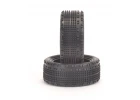 Schumacher Cactus Fusion Tyres - 1:10 4WD Front - Yellow - 1 Pair