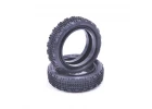 Schumacher Fusion Slim 1:10 2WD Tyres - Front - Yellow (2)