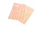 Schumacher Decal Sheet - Neon Orange (2)
