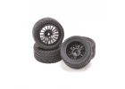 UDIRC Rally F - Tyres A x4 (Black Wheel)