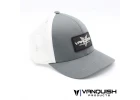Vanquish Trucker Flex Fit Hat - Gray / White Mesh