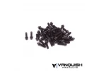 Vanquish Hex Scale Black Wheel Screw Kit