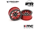 Vanquish KMC 1.9 KM237 Riot Red Anodized