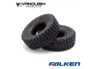 Vanquish Falken Wildpeak R/T 4.19/1.9 Tires Red