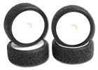 Shimizu D01J Wet Tyres Mounted on Revlite Wheels (4) (BRCA National Wet Control Tyre)