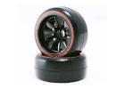 Sweep 1:10 F1 LP Soft Front Pre-Glued Slick Tyres 27mm 2Pc