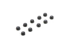 M3 Aluminium Lock Nuts Black (10)