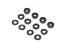 M3 Caster Block Aluminium Washer Set - Black (4ea)