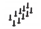 Flat Head Screws M2 x 8mm (10)