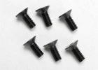 Screws 4x10mm countersunk machine (hex drive) (6)