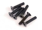 Screws - 3x15mm countersunk machine (6) (hex drive)