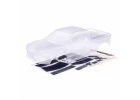Traxxas Body, Ford Raptor R (clear, requires painting)/ window masks/ decal sheets