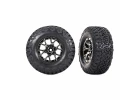 Traxxas Tyres + wheels, assembled, glued (Ford Raptor R black chrome wheels, BFGoodrich All-Terrain T/A KO2 Tyres, foam inserts) (2) (4WD front/rear, 2WD rear)