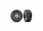 Traxxas MAXX Slash SC Belted Tyres Glued on Grey 17mm Hex Wheels (2)