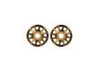 Traxxas Wheel centres, Method Race Wheels 703 Beadlock (6061-T6 aluminium, bronze-anodised), 2.5x10mm CS (12) (beadlock rings sold separately) (2)