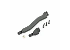 Traxxas Hitch, boat trailer/ 3x10mm BCS (black stainless) (2)/ 3x10mm CS (black stainless) (1)