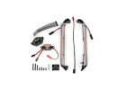 Traxxas LED light set, Red, complete (underbody) (fits 4-Tec 2.0 or 4-Tec Drift)