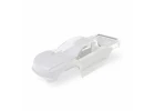 Traxxas Body, Mini MAXX (clear, requires painting), window masks, decal sheet (includes front + rear body latches, hardware) (for clipless mounting)