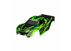 Traxxas Body, Mini MAXX, green (painted, decals applied)