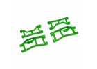 Traxxas Suspension arms, rear (upper left (1), upper right (1), lower left (1), lower right (1) (green) (for use with 10790 Mini MAXX WideMaxx suspension kit)