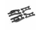 Traxxas Suspension arms, front (upper (2), lower left (1), lower right (1)