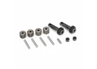 Traxxas Gear set, differential (planetary) (output gears (2), spider gears (4), spider gear shafts (4), differential spacers (2), output shaft (1), 2.5x8.25mm pin (2)
