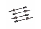 Traxxas Driveshafts, steel constant-velocity (assembled), front or rear (4), drive cups (4), screw pins (4) (for use with 10790 Mini MAXX WideMaxx suspension kit)