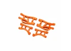 Traxxas Orange Front Upper + Lower Suspension Arms (L+R)