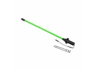 Traxxas Whip light, LED, green (assembled) (1)/ 3x12mm BCS (2) (replacement for 1 whip light, left or right) (requires 6588X accessory power supply)