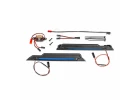 Traxxas LED light kit, blue, complete (underbody) (includes 3-volt accessory power supply, power harnesses + mounting hardware)