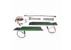 Traxxas LED light kit, green, complete (underbody) (includes 3-volt accessory power supply, power harnesses + mounting hardware)