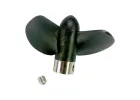 Traxxas New style plastic propeller for Villain EX. Requires change to smaller pinion gears when used on older Villains equipped with part 1534 and 1533 propellers.