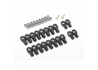 Traxxas Rod ends (16 long 4 short)/ hollow ball connectors (18)/ ball screws (2)