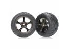 Traxxas Anaconda Tires with Tracer 2.2 Black Chrome Wheels (assembled glued) (rear)