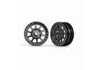 Traxxas Wheels, 2.2 (black chrome) (2) (Bandit front)